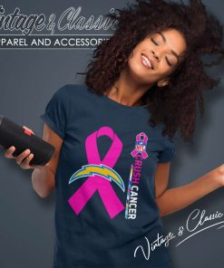 Chargers Nfl Crush Cancer 2023 Women TShirt