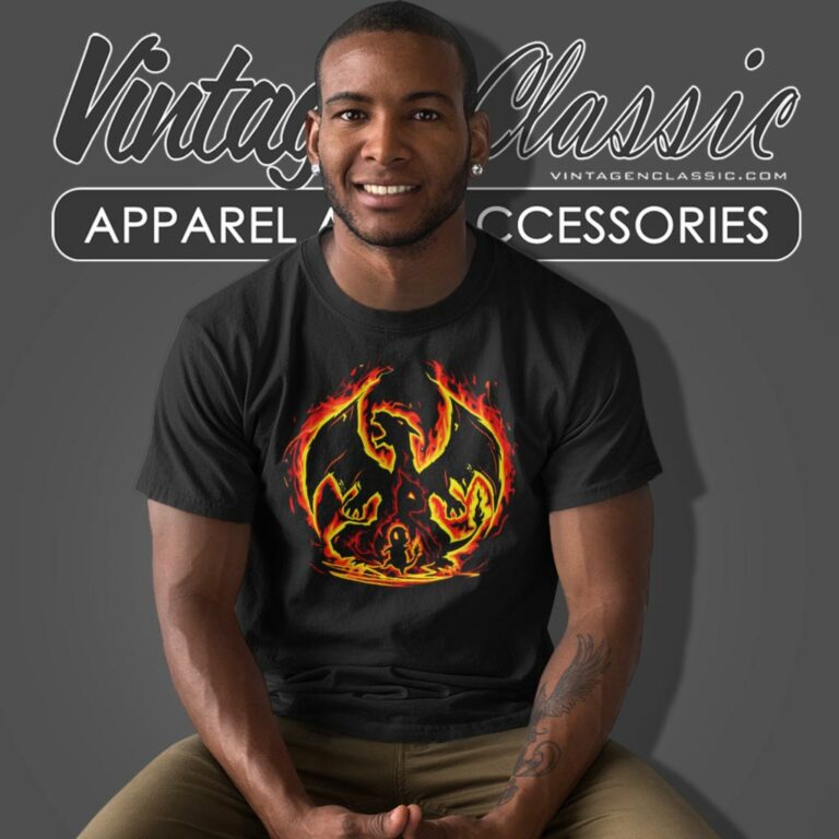 Charizard Fire Evolutions Charmander Evolution T Shirt Charizard Fire Evolutions Charmander Evolution T Shirt