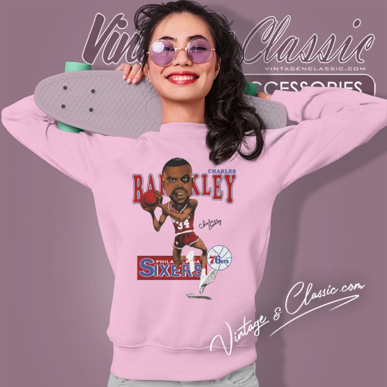 Charles Barkley 34 Philadelphia 76ers Sweatshirt Charles Barkley 34 Philadelphia 76ers Sweatshirt