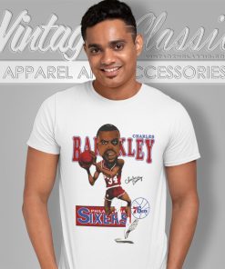 Charles Barkley 34 Philadelphia 76ers T Shirt