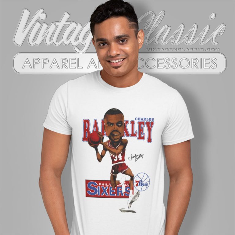 Charles Barkley 34 Philadelphia 76ers T Shirt Charles Barkley 34 Philadelphia 76ers T Shirt