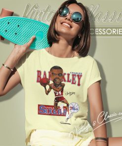 Charles Barkley 34 Philadelphia 76ers Women T Shirt