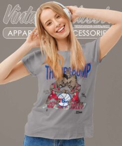 Charles Barkley Rick Mahorn Thump Bump Philadelphia 76ers Women TShirt