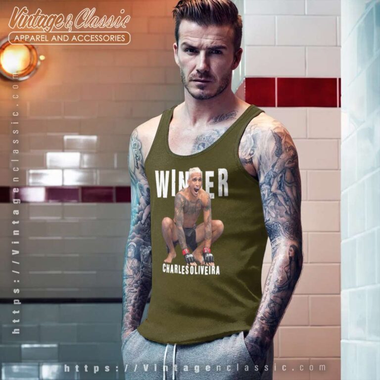 Charles Oliveira Winner Bassic Tank Top Racerback Charles Oliveira Winner Bassic Tank Top Racerback