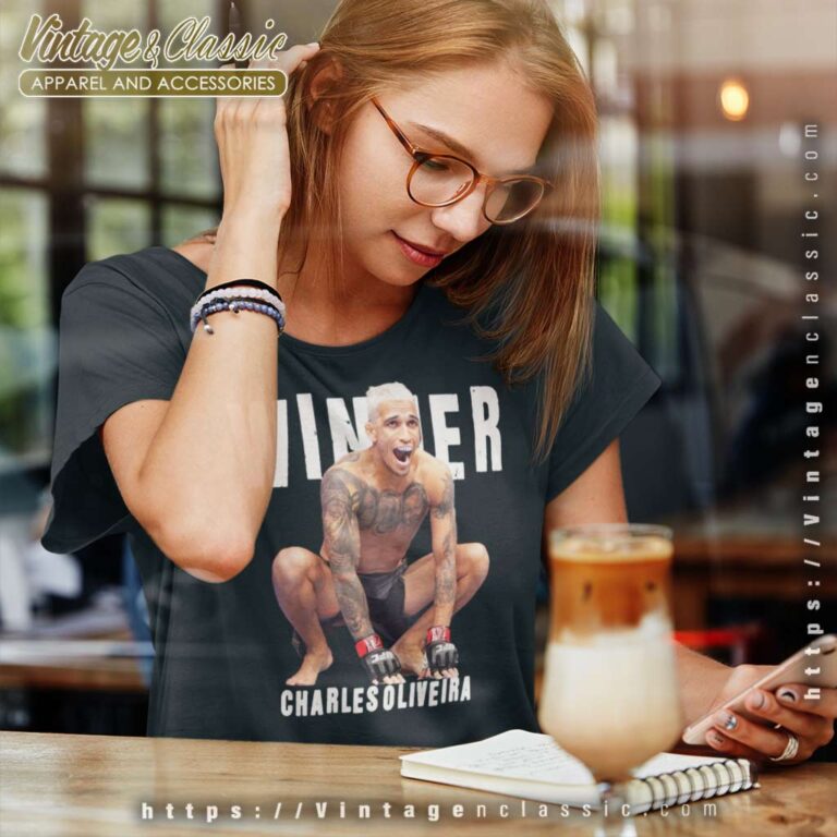 Charles Oliveira Winner Bassic Women TShirt Charles Oliveira Winner Bassic Women TShirt