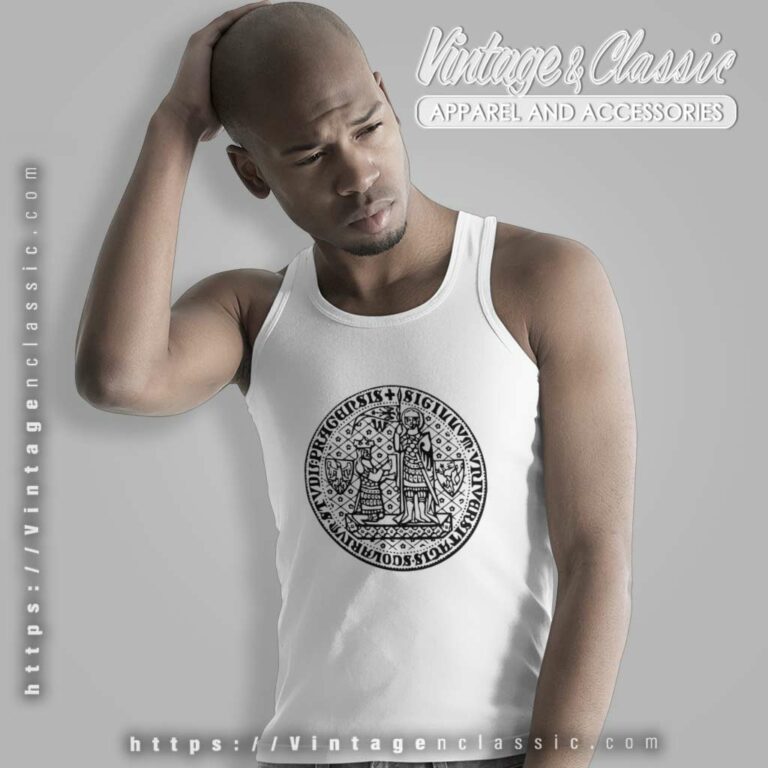 Charles University Logo Shirt Univerzita Karlova Tank Top Racerback Charles University Logo Shirt Univerzita Karlova Tank Top Racerback