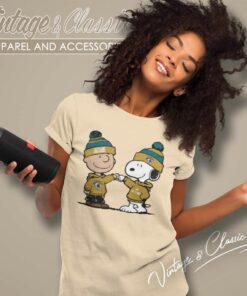 Charlie Brown And Snoopy Jacksonville Jaguars Football Women TShirt