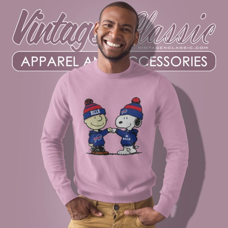 Charlie Brown And Snoopy Nfl Buffalo Bills Football Go Bills Cartoon Sweatshirt Charlie Brown And Snoopy Nfl Buffalo Bills Football Go Bills Cartoon Sweatshirt