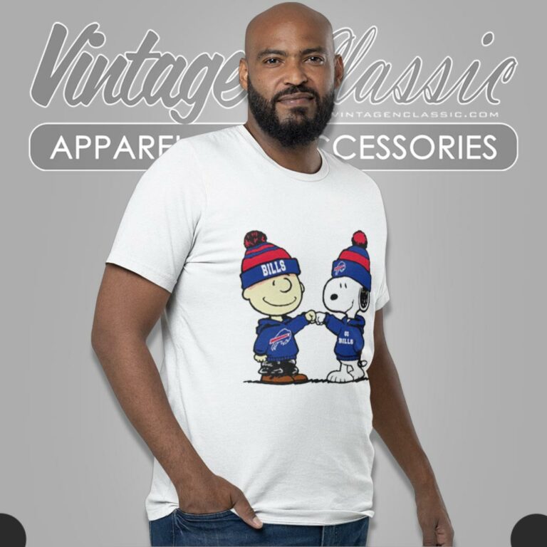 Charlie Brown And Snoopy Nfl Buffalo Bills Football Go Bills Cartoon T Shirt Charlie Brown And Snoopy Nfl Buffalo Bills Football Go Bills Cartoon T Shirt