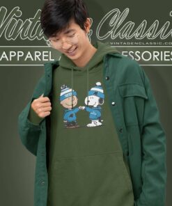 Charlie Brown And Snoopy Panthers Football Hoodie