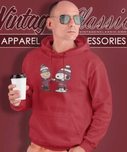 Charlie Brown And Snoopy Wear Hoodie Nfl Cardinals Hoodie