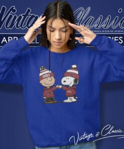 Charlie Brown And Snoopy Wear Hoodie Nfl Cardinals Sweatshirt