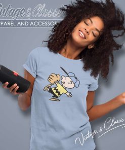 Charlie Brown Baseball Women TShirt