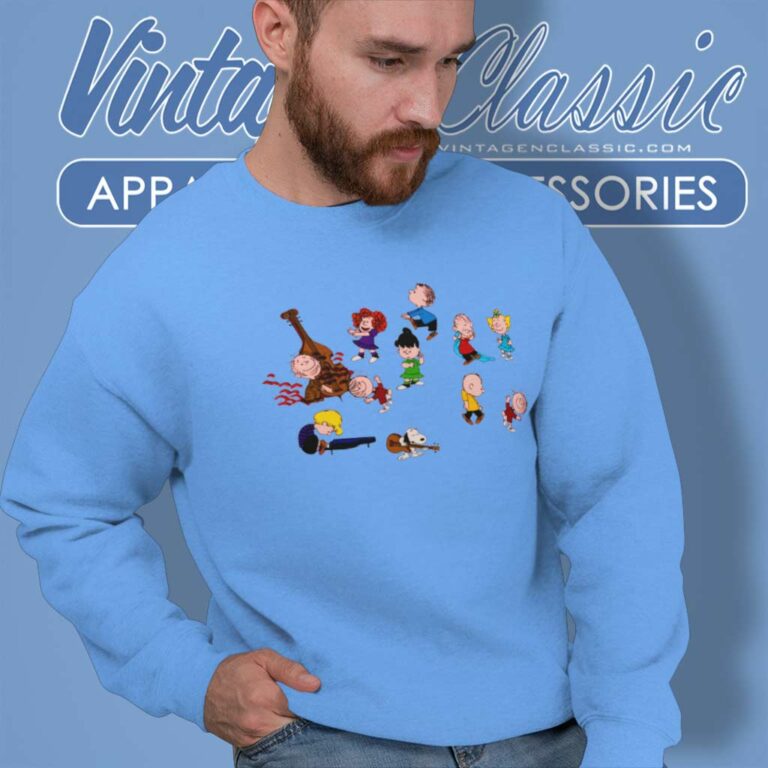 Charlie Brown Christmas Dance Vs Snoopy Sweatshirt Charlie Brown Christmas Dance Vs Snoopy Sweatshirt