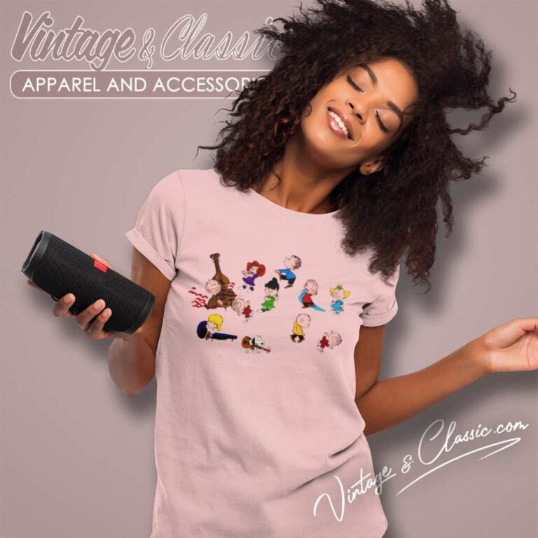 Charlie Brown Christmas Dance Vs Snoopy Women TShirt Charlie Brown Christmas Dance Vs Snoopy Women TShirt