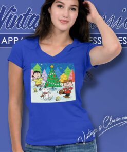 Charlie Brown Christmas On Behance V Neck TShirt