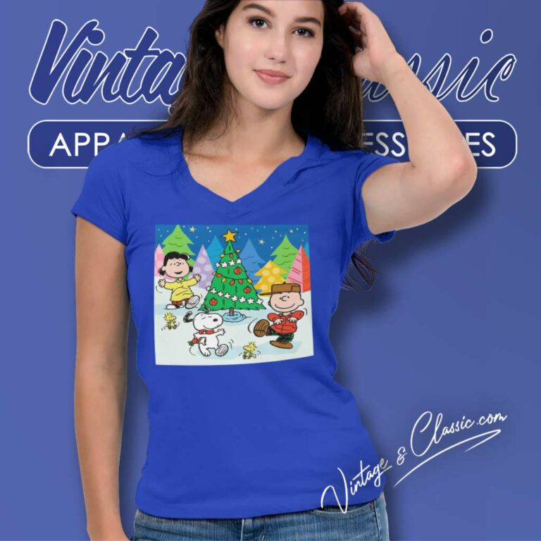Charlie Brown Christmas On Behance V Neck TShirt Charlie Brown Christmas On Behance V Neck TShirt