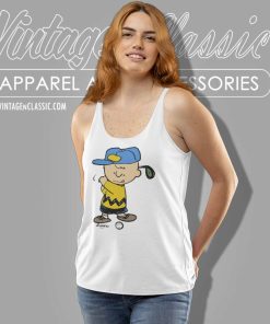 Charlie Brown Golf Shirt 4 Charlie Brown Golf Tank Top Racerback