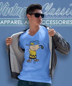 Charlie Brown Golf Shirt 5 Charlie Brown Golf V Neck TShirt