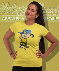 Charlie Brown Golf Shirt 6 Charlie Brown Golf Women TShirt