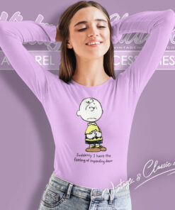 Charlie Brown Impending Doom Long Sleeve Tee
