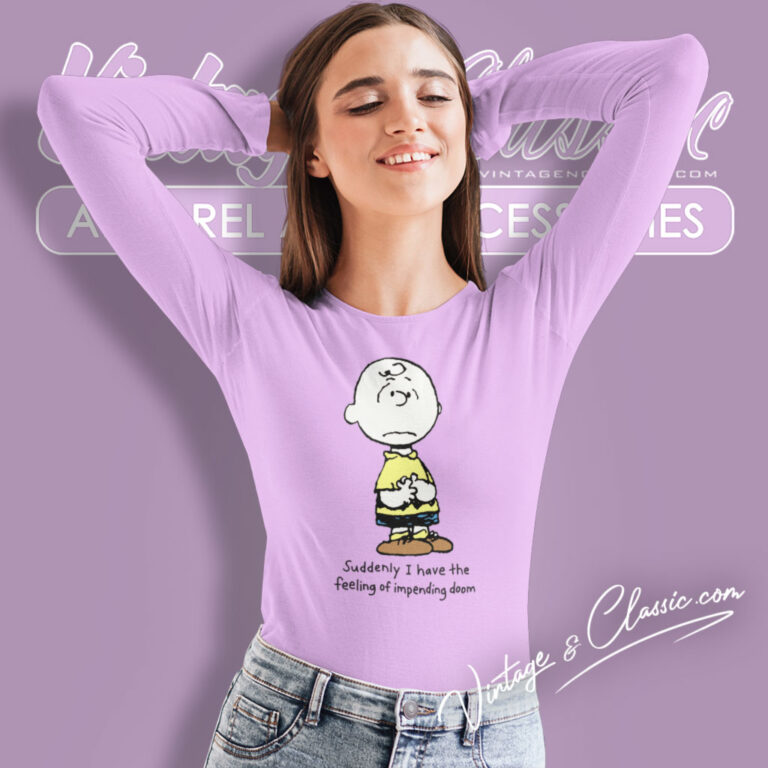 Charlie Brown Impending Doom Long Sleeve Tee Charlie Brown Impending Doom Long Sleeve Tee