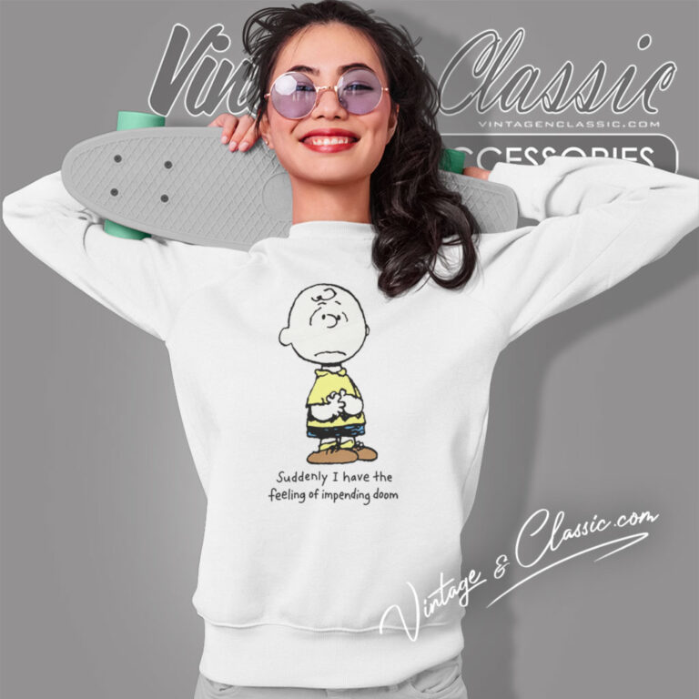 Charlie Brown Impending Doom Sweatshirt Charlie Brown Impending Doom Sweatshirt