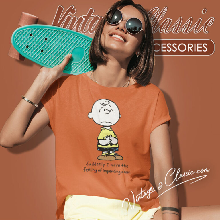 Charlie Brown Impending Doom Women T Shirt Charlie Brown Impending Doom Women T Shirt