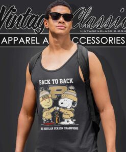 Charlie Brown Shirt Snoopy Purdue Boilermakers Go Boilers Tank Top Racerback