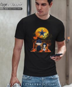 Charlie Brown Snoopy Dallas Cowboys Halloween T Shirt