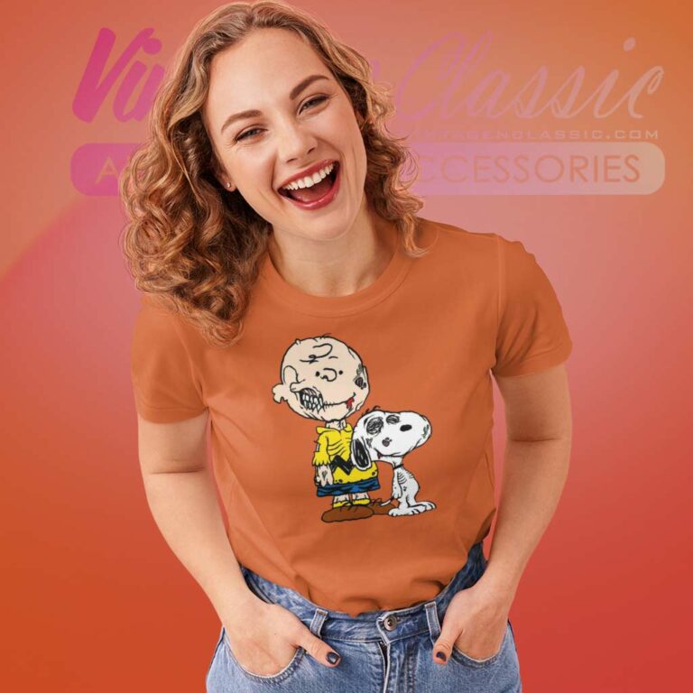 Charlie Brown Snoopy Halloween Women TShirt Charlie Brown Snoopy Halloween Women TShirt
