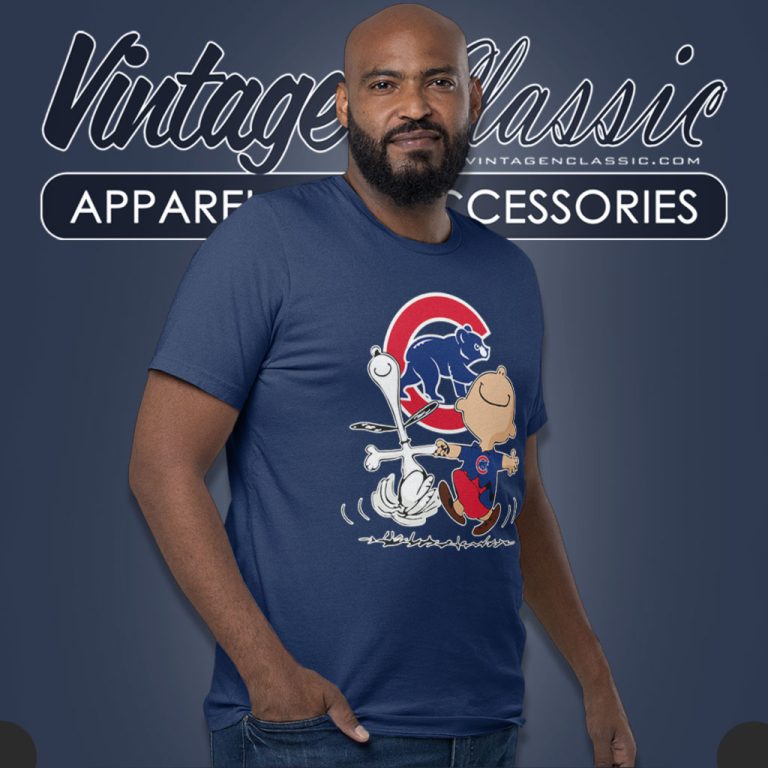 Charlie Brown Snoopy Happy Chicago Cubs T Shirt Charlie Brown Snoopy Happy Chicago Cubs T Shirt