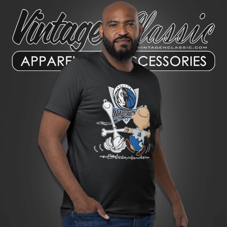 Charlie Brown Snoopy Happy Dallas Mavericks T Shirt Charlie Brown Snoopy Happy Dallas Mavericks T Shirt
