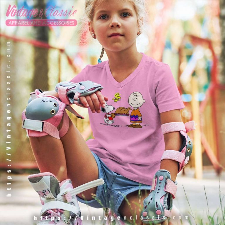 Charlie Brown Snoopy Happy Thanksgiving 2023 kids Vneck Charlie Brown Snoopy Happy Thanksgiving 2023 kids Vneck