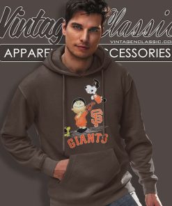 Charlie Brown Snoopy San Francisco Giants Christmas Hoodie