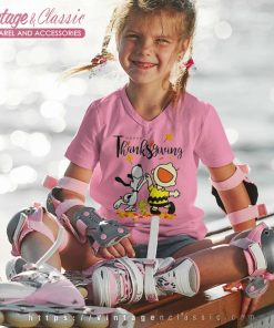 Charlie Brown Snoopy Thanksgiving Shirt 5 Charlie Brown Snoopy Thanksgiving kids Vneck