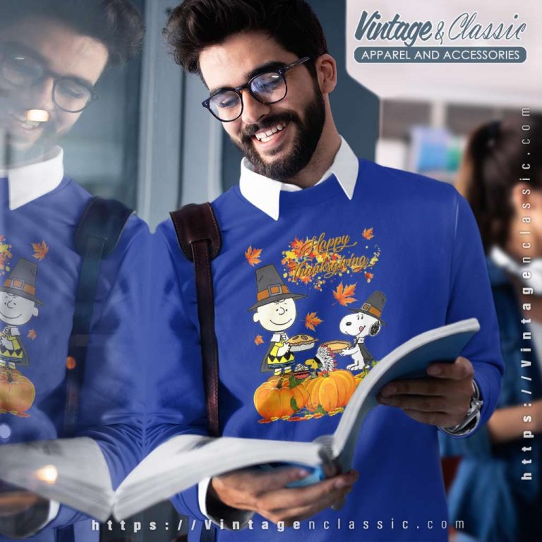 Charlie Brown Snoopy Turkey Thanksgiving Sweatshirt Charlie Brown Snoopy Turkey Thanksgiving Sweatshirt