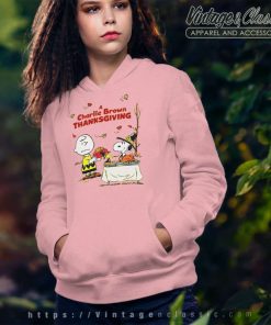 Charlie Brown Thanksgiving Snoopy Hoodie