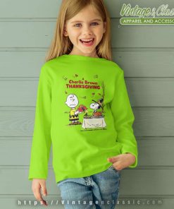 Charlie Brown Thanksgiving Snoopy kids Longsleeve
