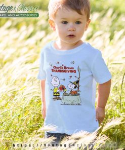 Charlie Brown Thanksgiving Snoopy kids tshirt