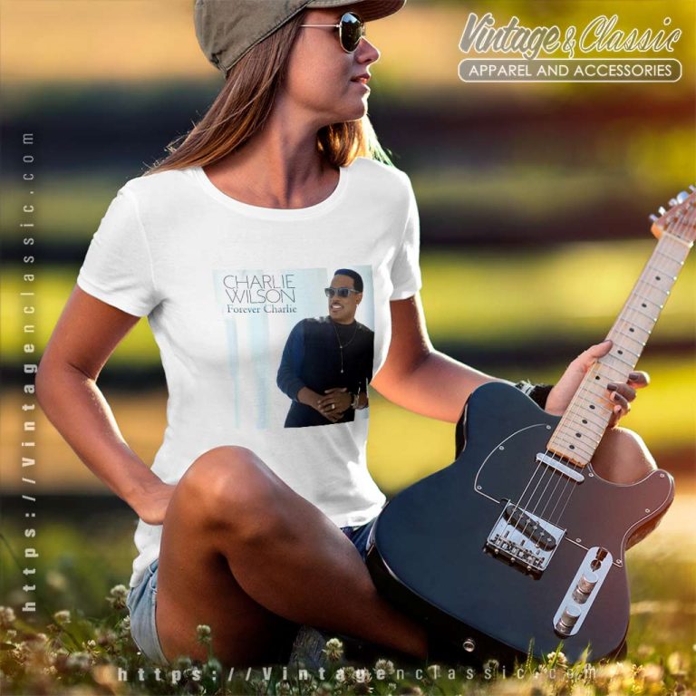 Charlie Wilson Album Forever Charlie Women TShirt Charlie Wilson Album Forever Charlie Women TShirt