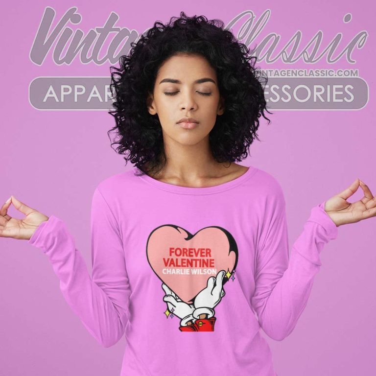 Charlie Wilson Forever Valentine Long Sleeve Tee Charlie Wilson Forever Valentine Long Sleeve Tee