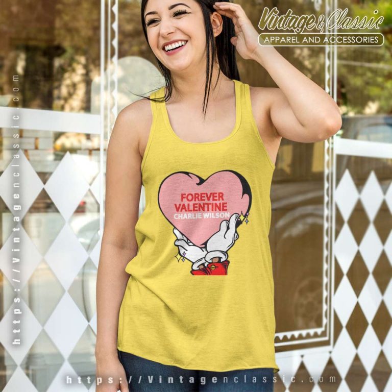 Charlie Wilson Forever Valentine Tank Top Racerback Charlie Wilson Forever Valentine Tank Top Racerback