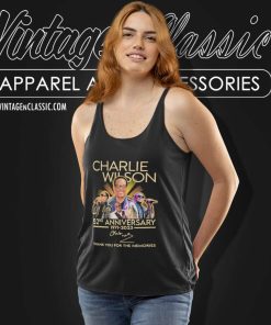 Charlie Wilson Shirt 52nd Anniversary 19712 2023 Thank You For The Memories Signatures Tank Top Racerback