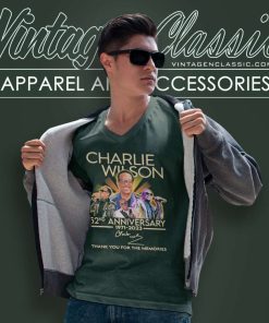 Charlie Wilson Shirt 52nd Anniversary 19712 2023 Thank You For The Memories Signatures V Neck TShirt