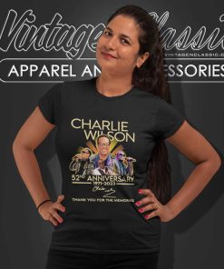 Charlie Wilson Shirt 52nd Anniversary 19712 2023 Thank You For The Memories Signatures Women TShirt
