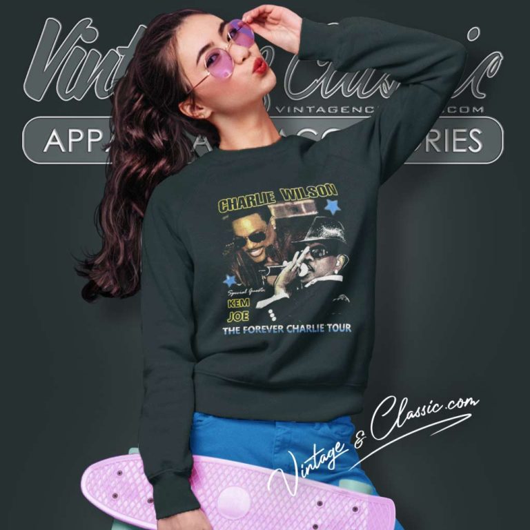 Charlie Wilson Shirt The Forever Charlie Tour Concert Sweatshirt Charlie Wilson Shirt The Forever Charlie Tour Concert Sweatshirt