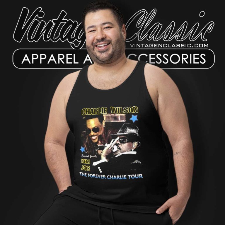 Charlie Wilson Shirt The Forever Charlie Tour Concert Tank Top Racerback Charlie Wilson Shirt The Forever Charlie Tour Concert Tank Top Racerback