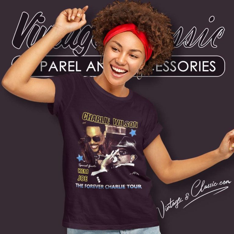 Charlie Wilson Shirt The Forever Charlie Tour Concert Women TShirt Charlie Wilson Shirt The Forever Charlie Tour Concert Women TShirt