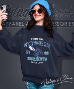 Charlotte Hornets Nba With Love From Cha Shirt